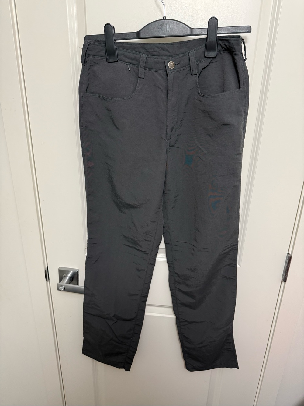The North Face Women's Charcoal Nylon Hiking and Trail Pants in size 10